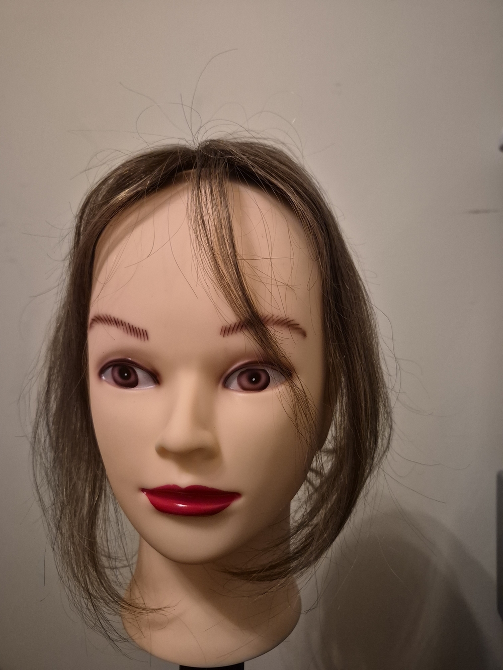 Ash Brown Human Hair Topper